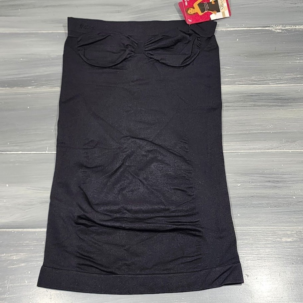 MeMoi Full Control Slip Strapless Slip‎ Seamless Shaper Shapewear Black Large